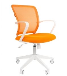 Кресло для оператора CHAIRMAN 698 White Orange